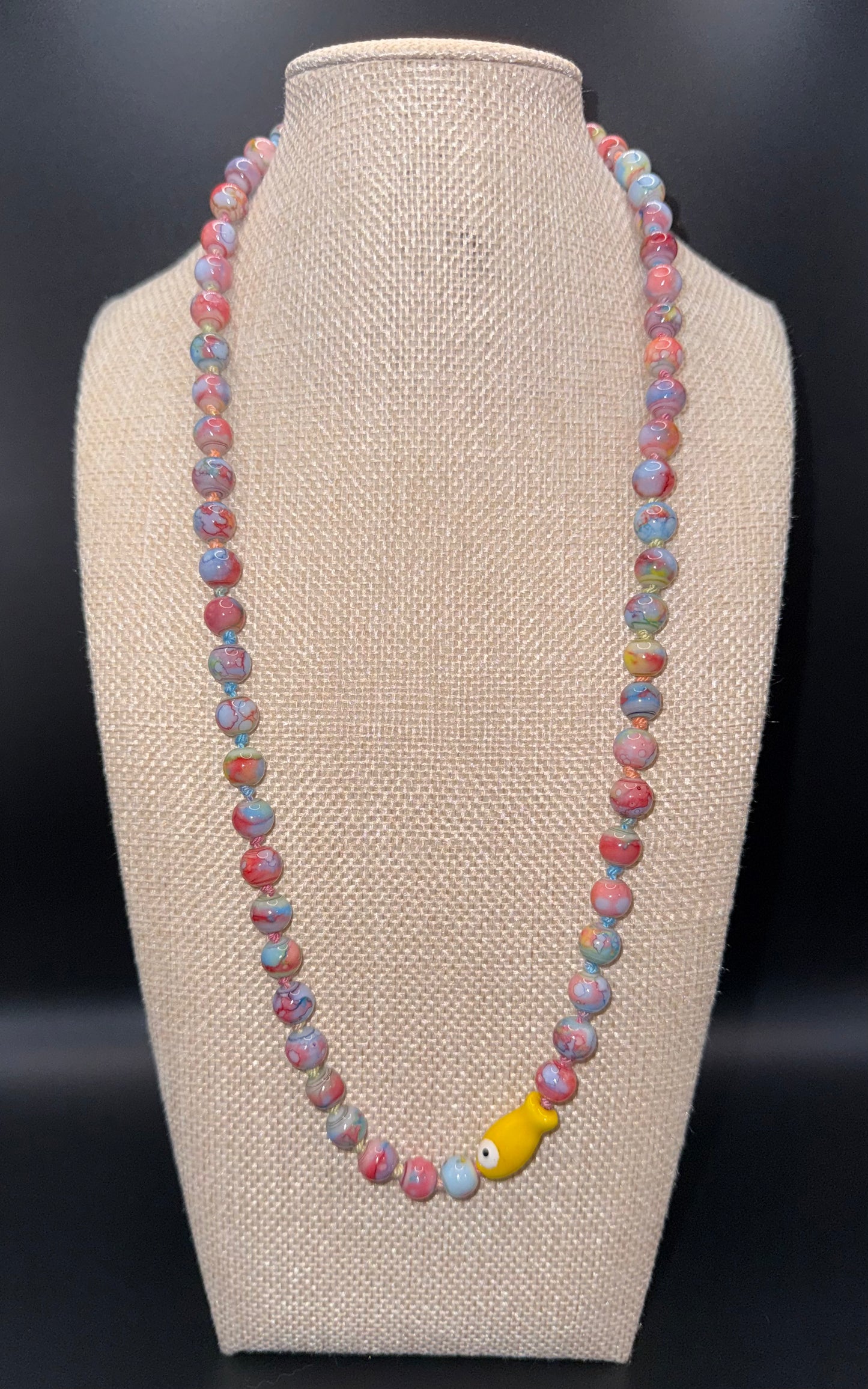 Rainbow Fish 23” Necklace